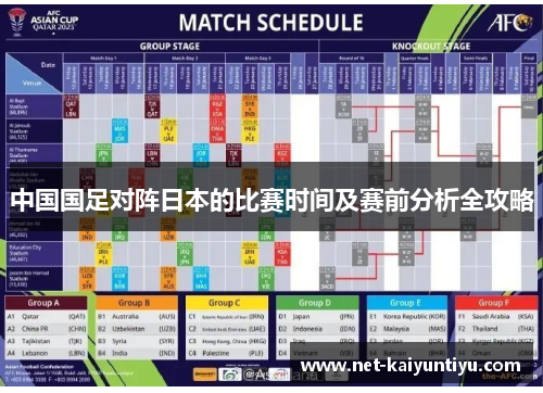 中国国足对阵日本的比赛时间及赛前分析全攻略